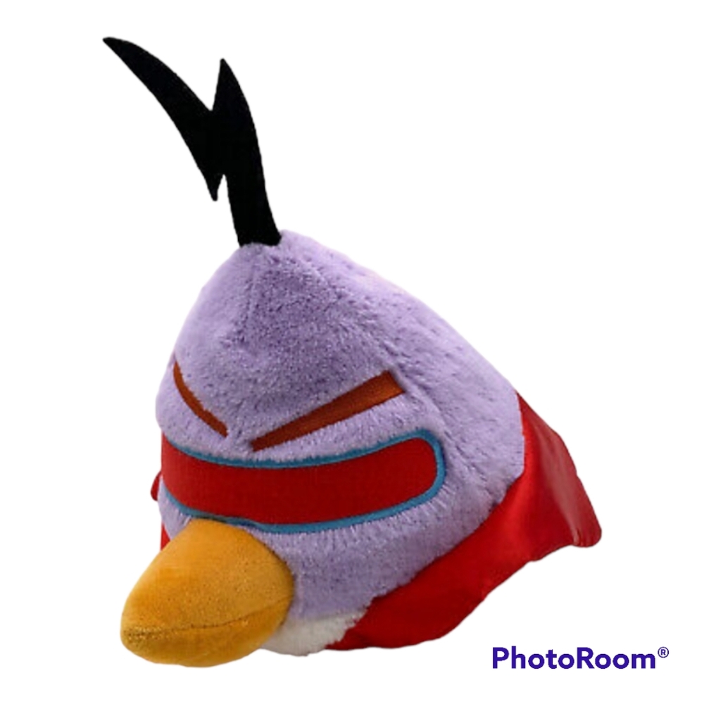 Angry Birds Space Lazer Purple Bird 9" Plush Toy